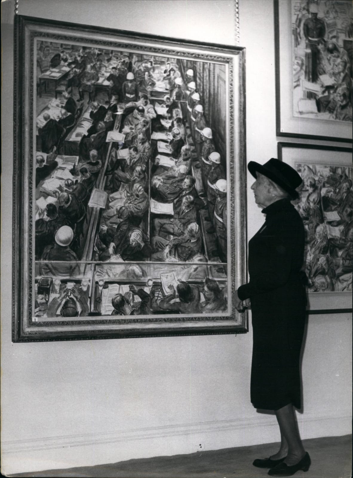 Unknown Artist, Dame Laura Knight at the preview of her Grosvenor Galleries exhibition, 10 Oct 1963, 1963