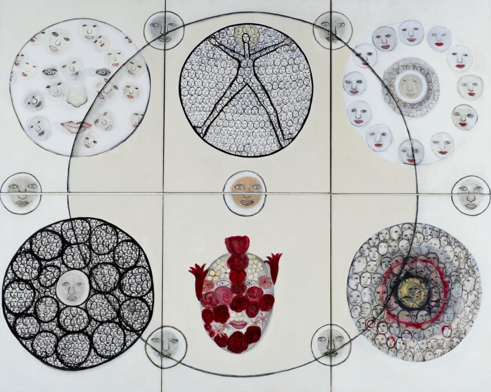 Carole Berman, Rose Window II, 1994-5
