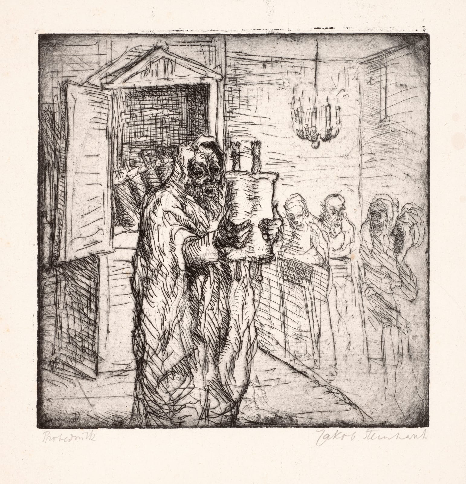 Jacob Steinhardt, In the synagogue