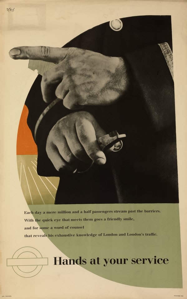 Hans Schleger (Zéró), Hands at Your Service (Ticket Collector)