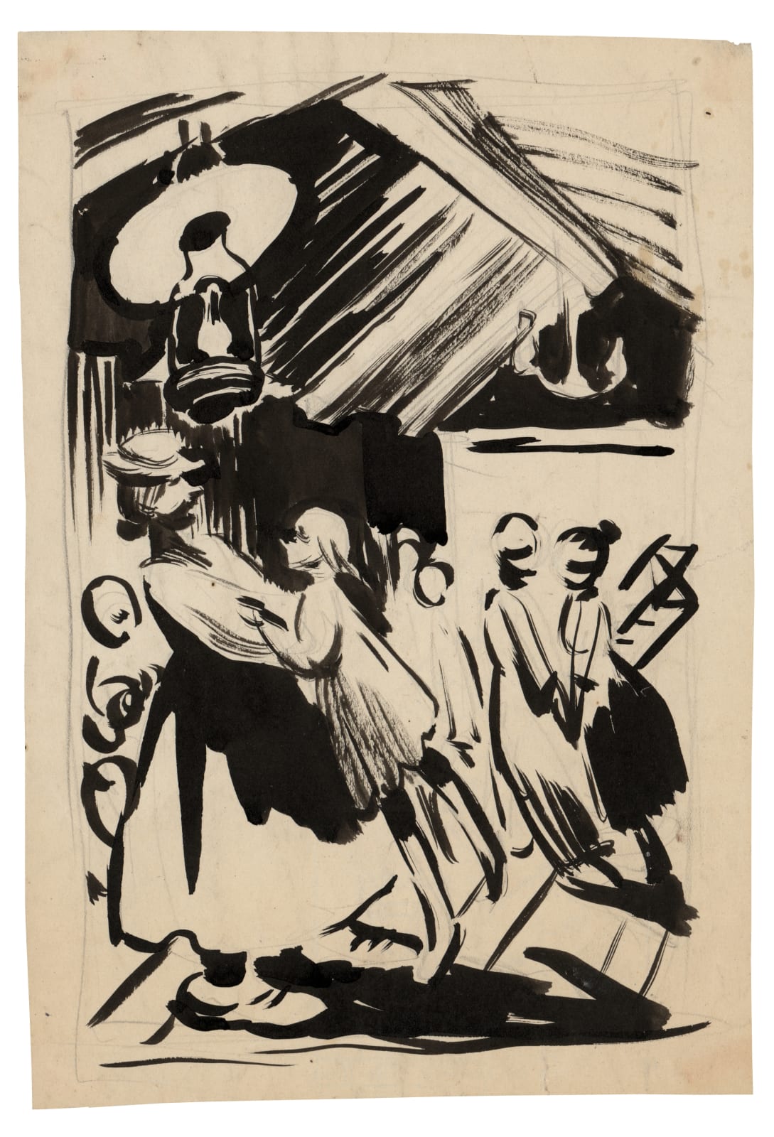 Franciszka Themerson, Study for The Dance (II) , 1929