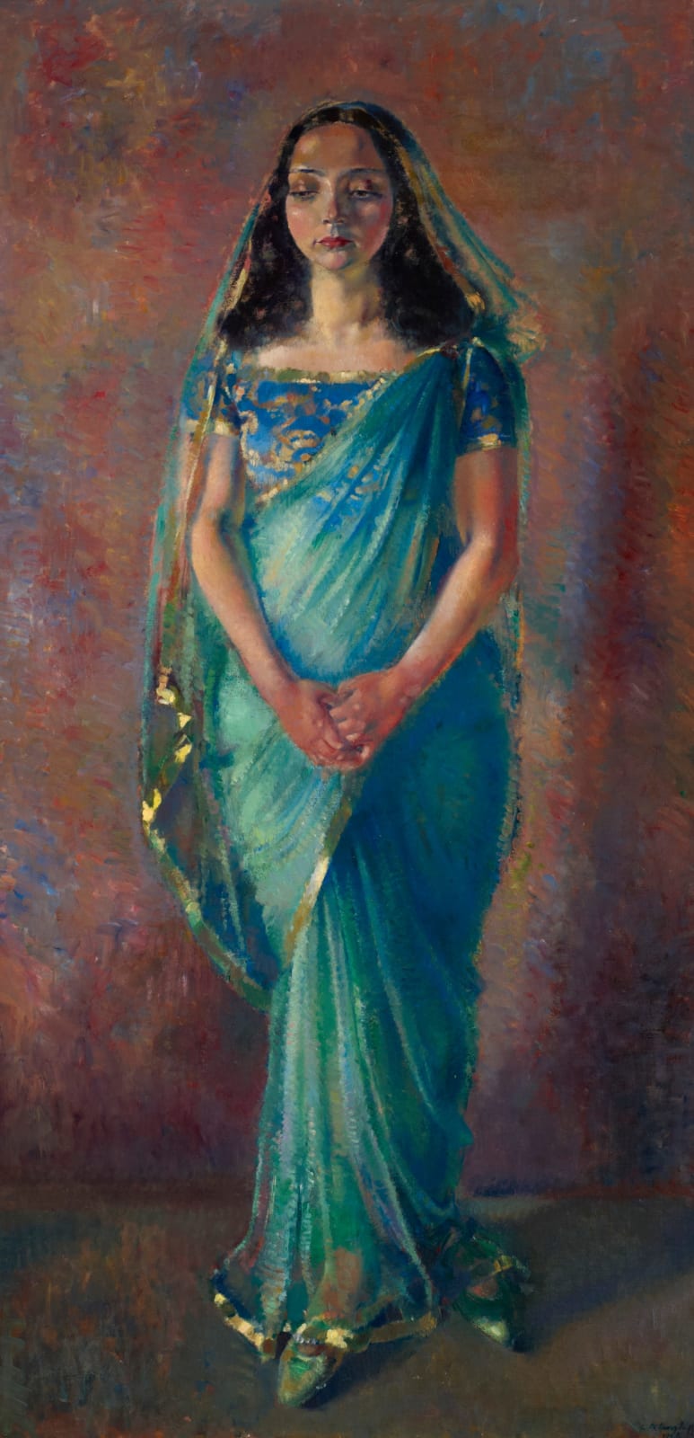 Clara Klinghoffer, The Girl in the Green Sari, 1926