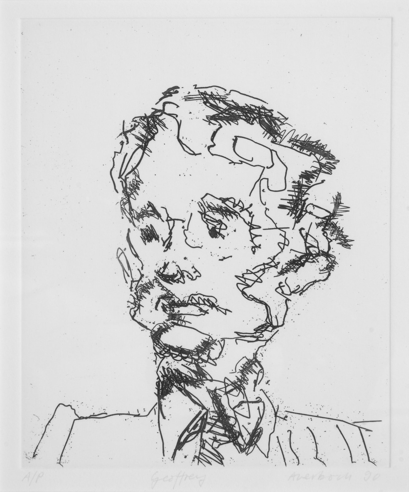Frank Auerbach, Geoffrey, 1990