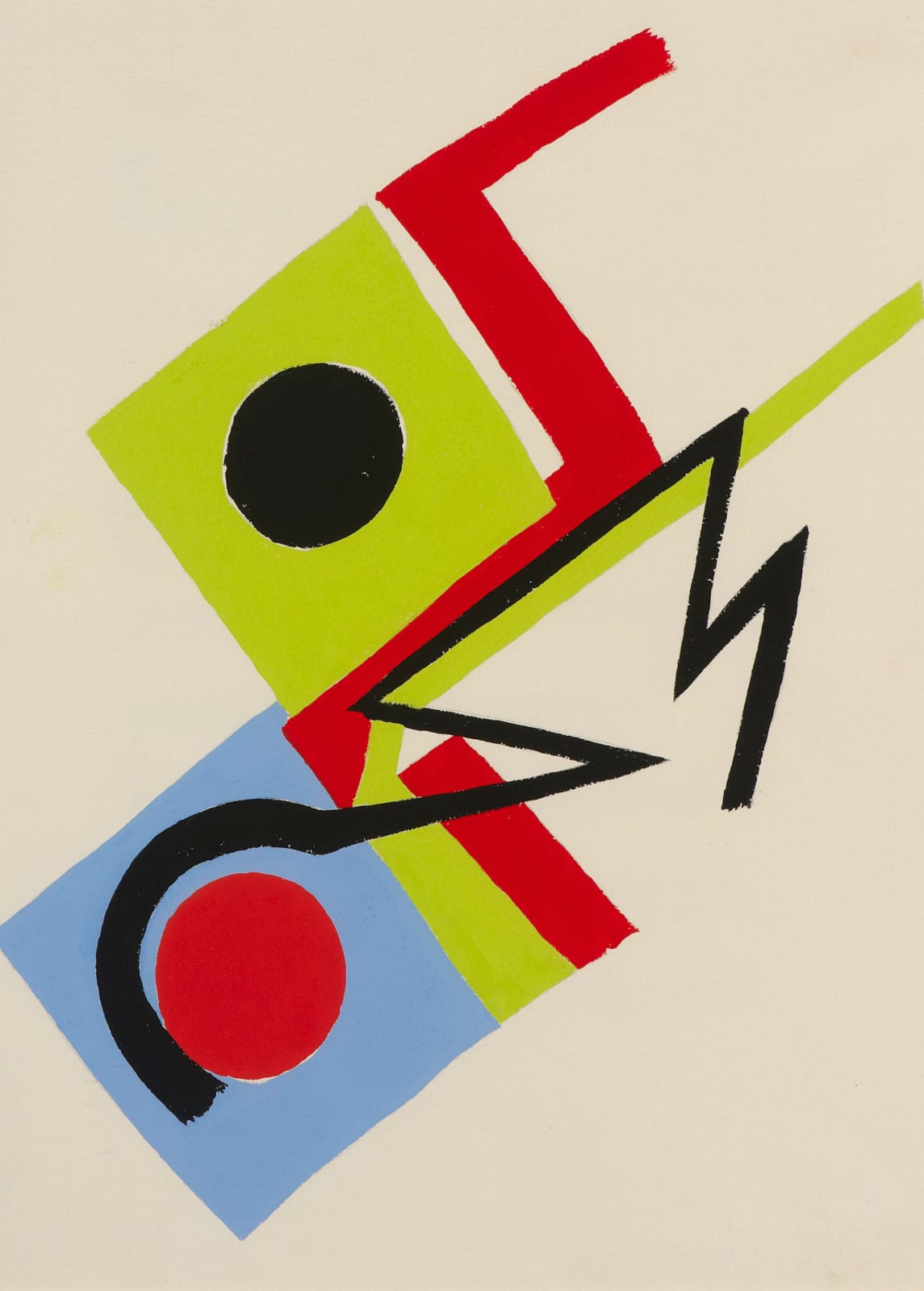 Sonia Delaunay, Illustration for Rythmes et Couleurs, 1966