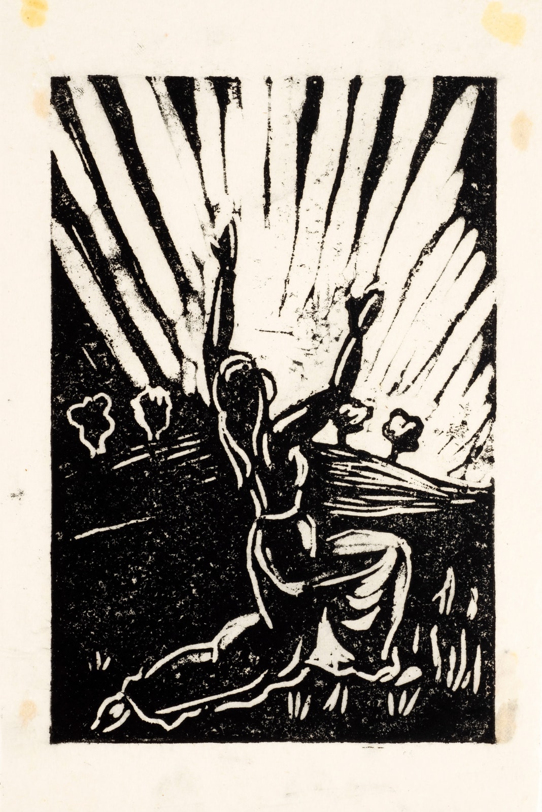 Bettina Adler, Untitled (Female Figure Worshipping Sun), 1941 | Ben Uri ...