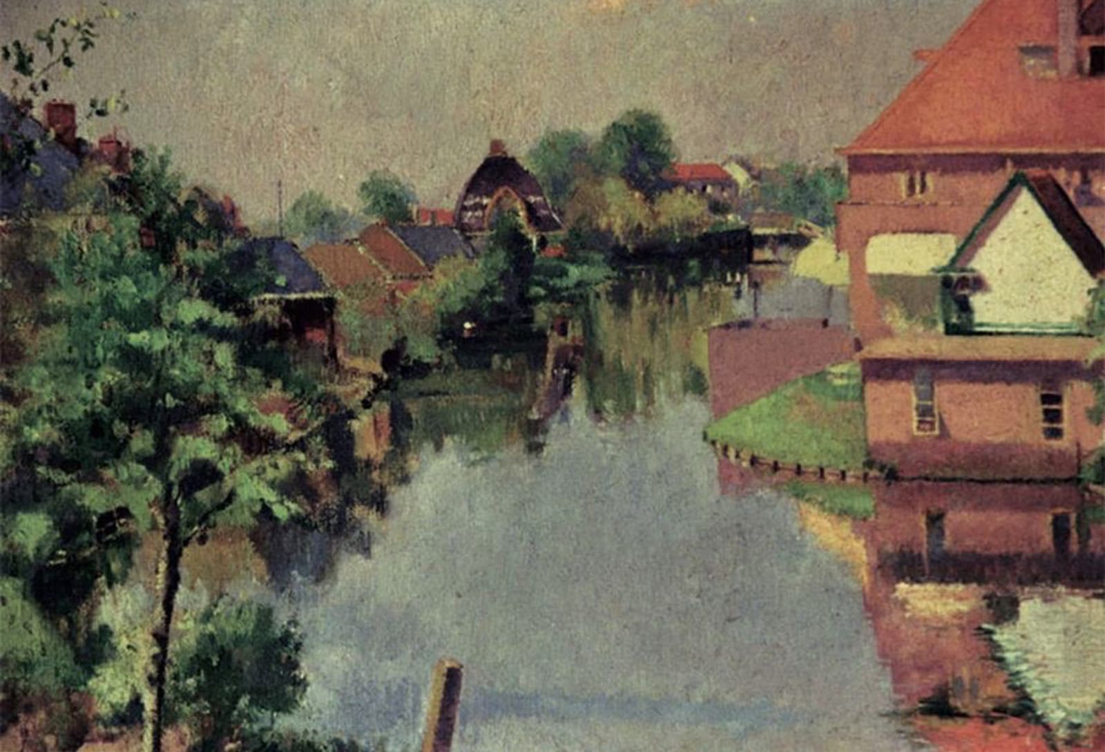 Clara Klinghoffer, Heemstede Canal Behind Rudi’s House, 1932