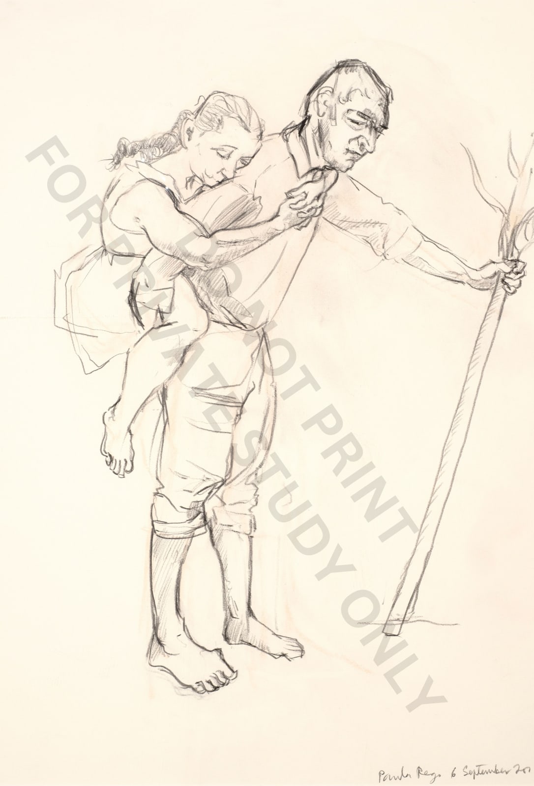 Paula Rego, Ferryman, 2008