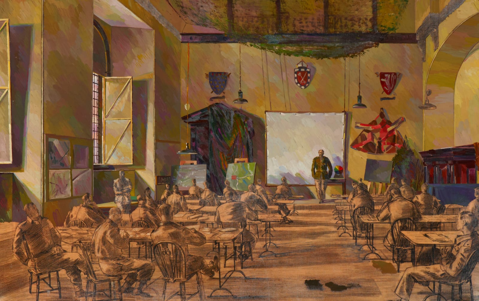 Barnett Freedman, D-Day Preparations (Briefings), 1944