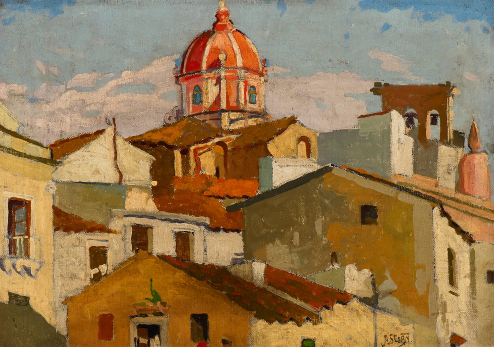 Arno Stern, House Tops