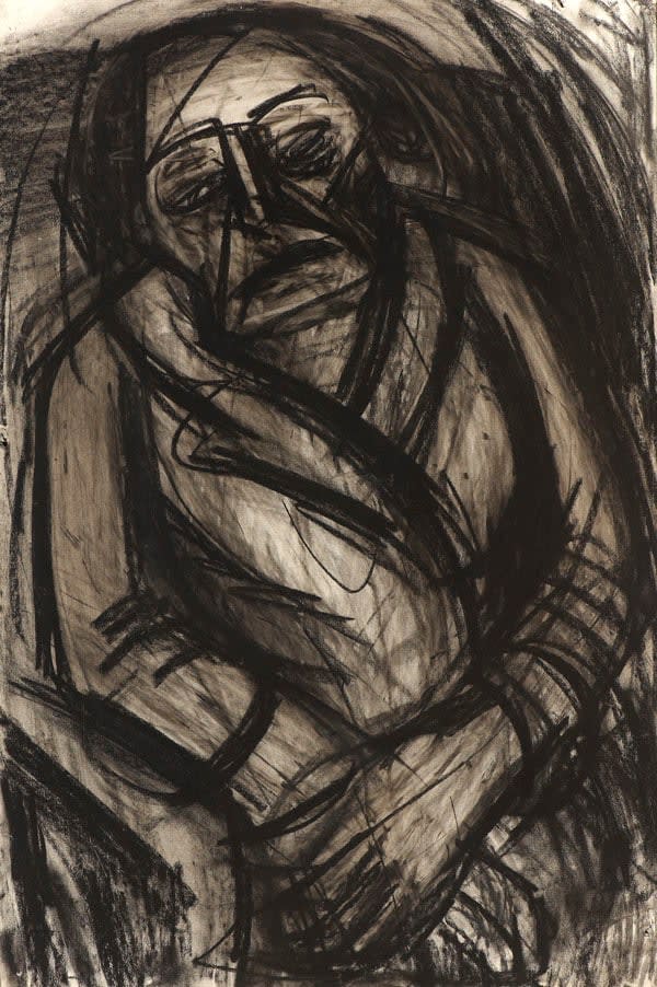 Leon Kossoff, Portrait of N M Seedo, c. 1957