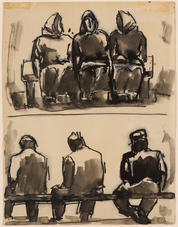 Josef Herman, Figure Studies