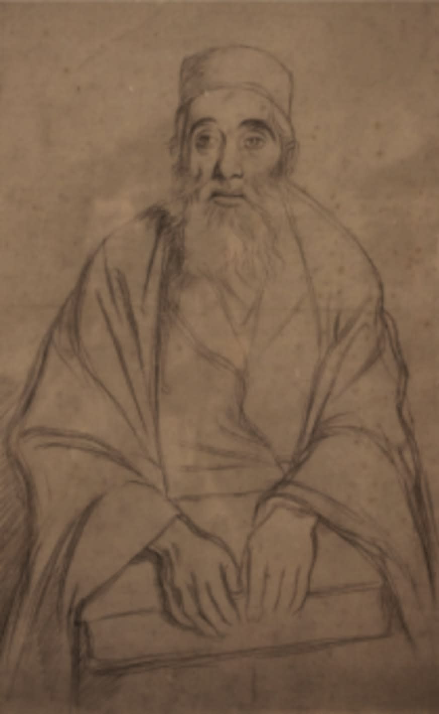 William Rothenstein, Seated Rabbi, c. 1905-6