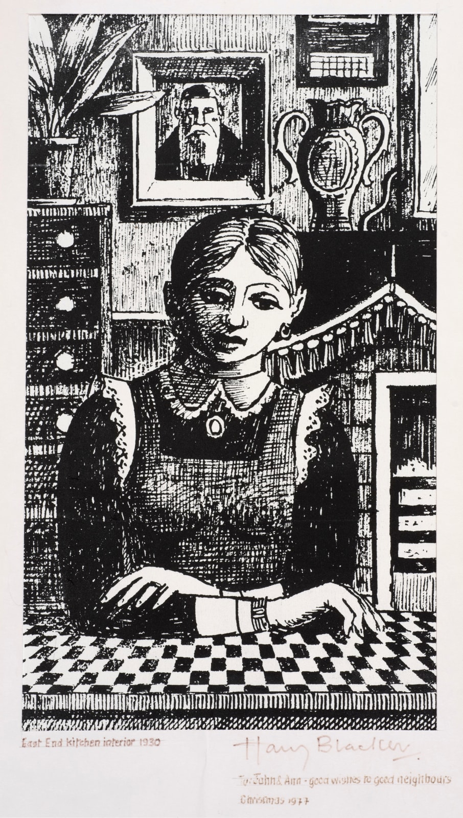 Harry Blacker (Nero), East End Kitchen Interior, 1930