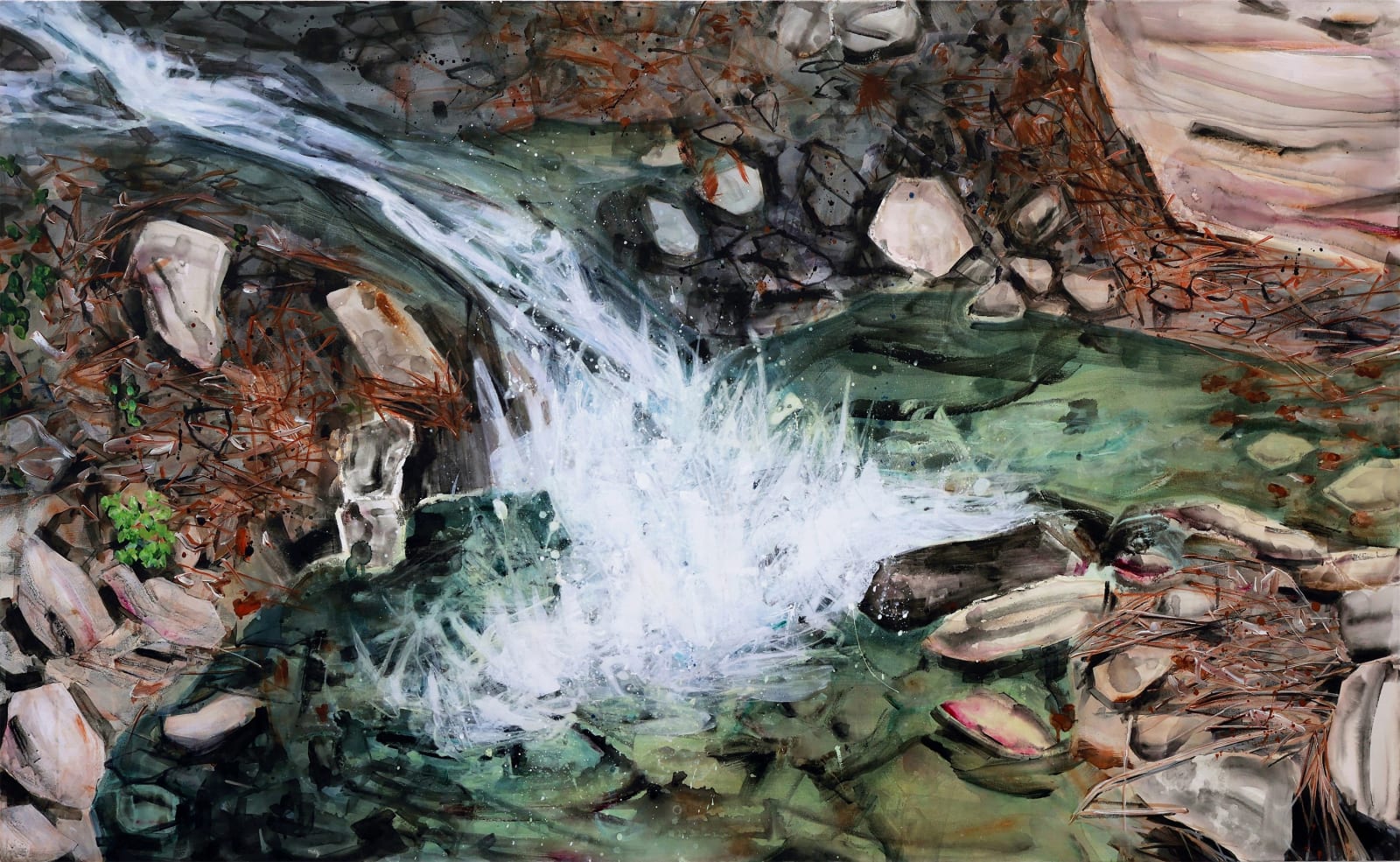 Elizabeth Thun, A Little Splashing, 2025