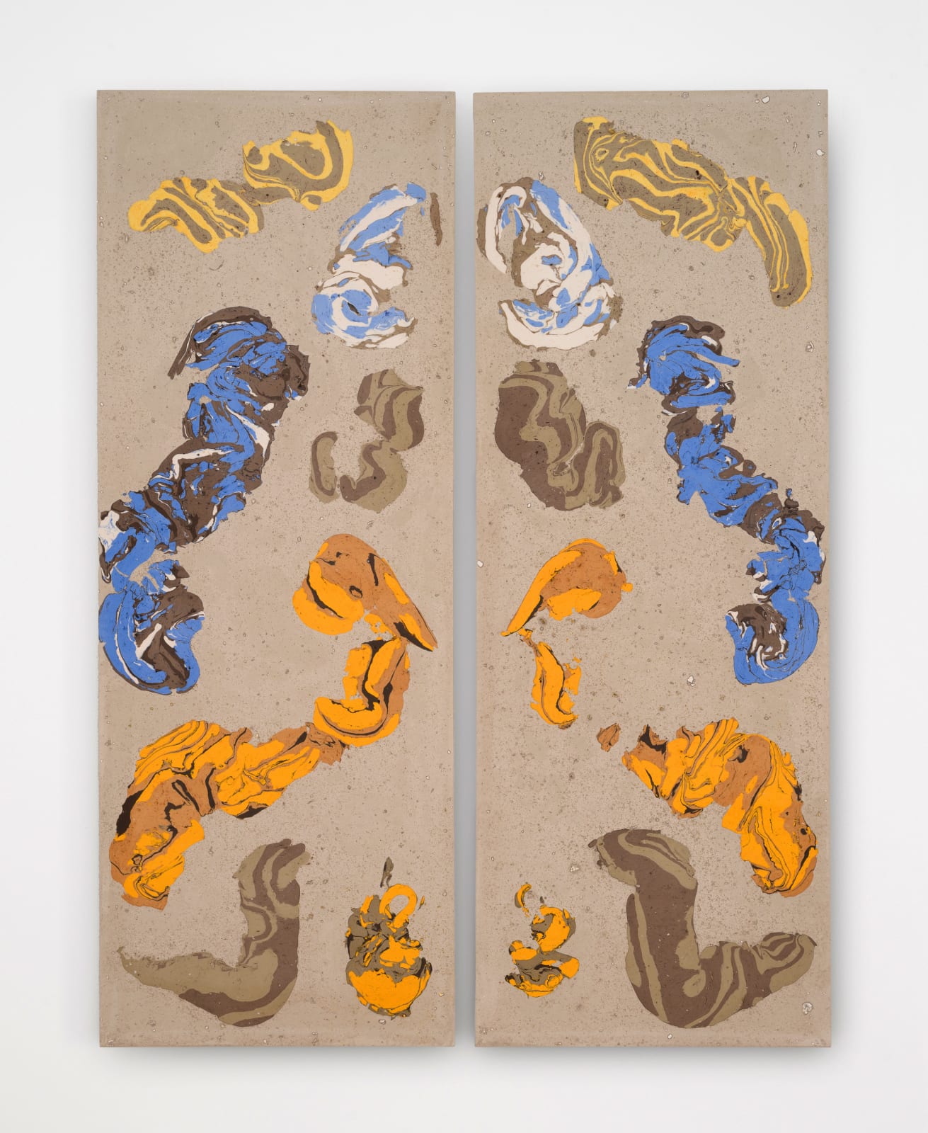Hilda Hellström, Aggregate (Light Ultramarine/Indian Yellow), 2025