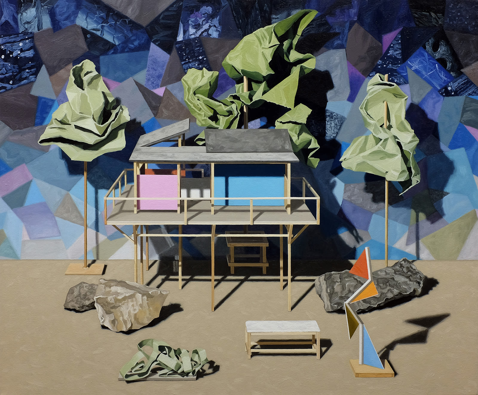 Andreas Glad, Sculpture Garden III, 2020