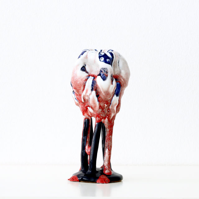 Bente Skjøttgaard, BLUE RED METAMORPHOSIS #1785, 2017