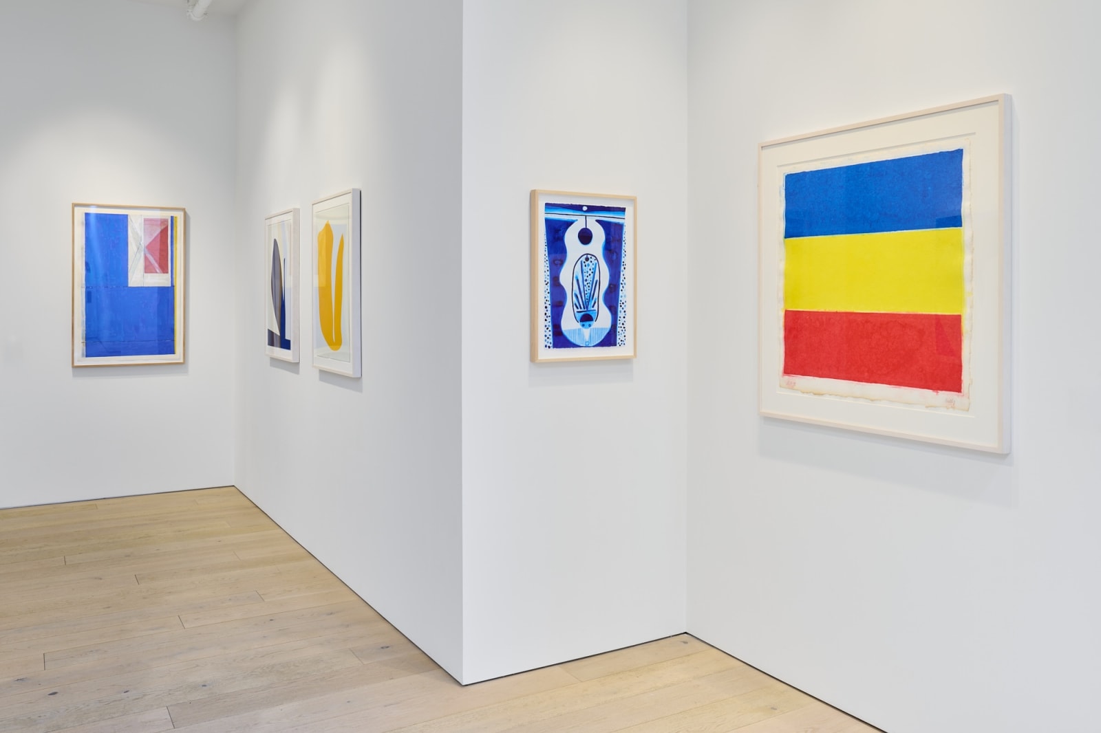 Ellsworth Kelly, Colored Paper Image XVI (Blue, Yellow, Red), 1976