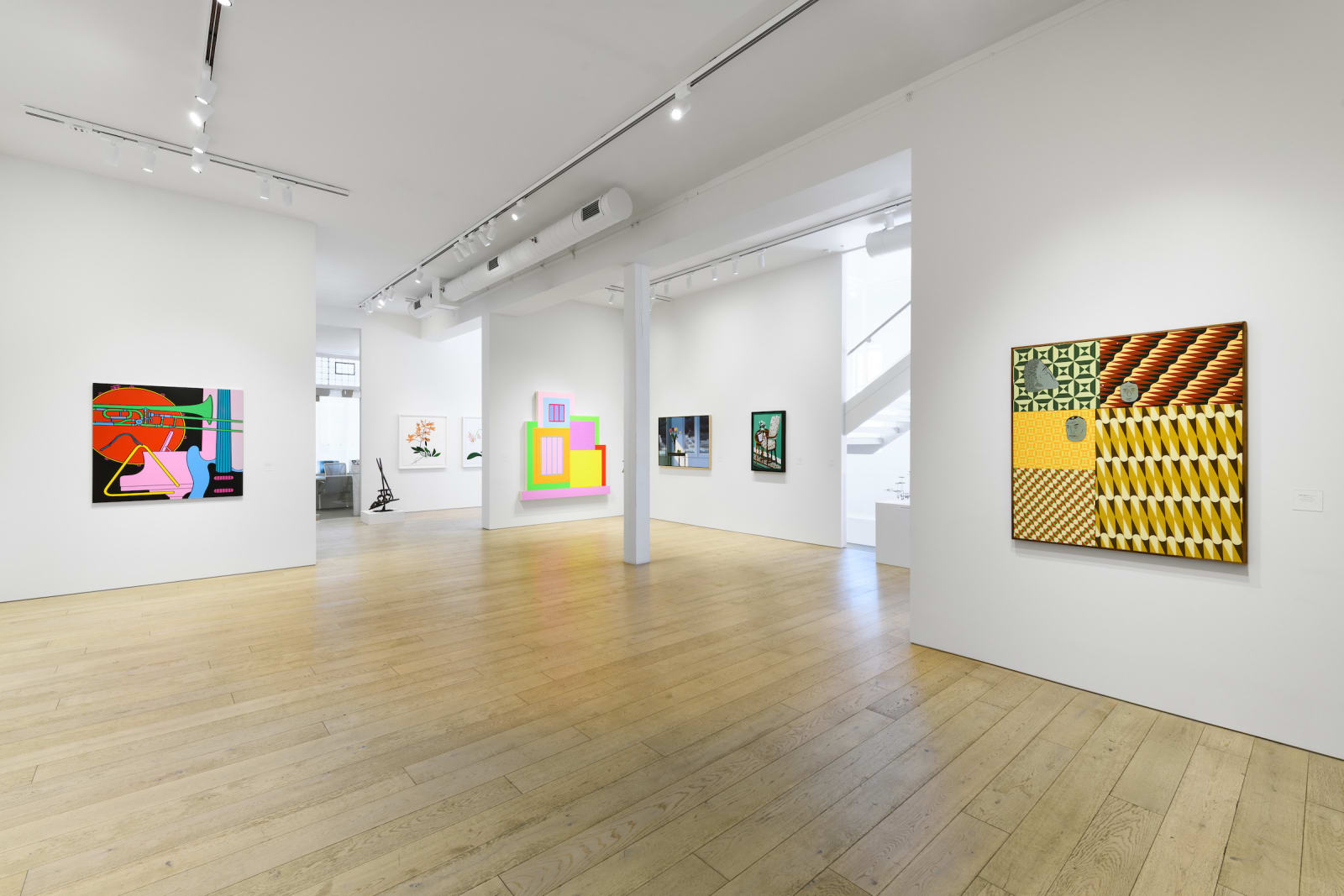 David Bates, Armchair and Table, 2019