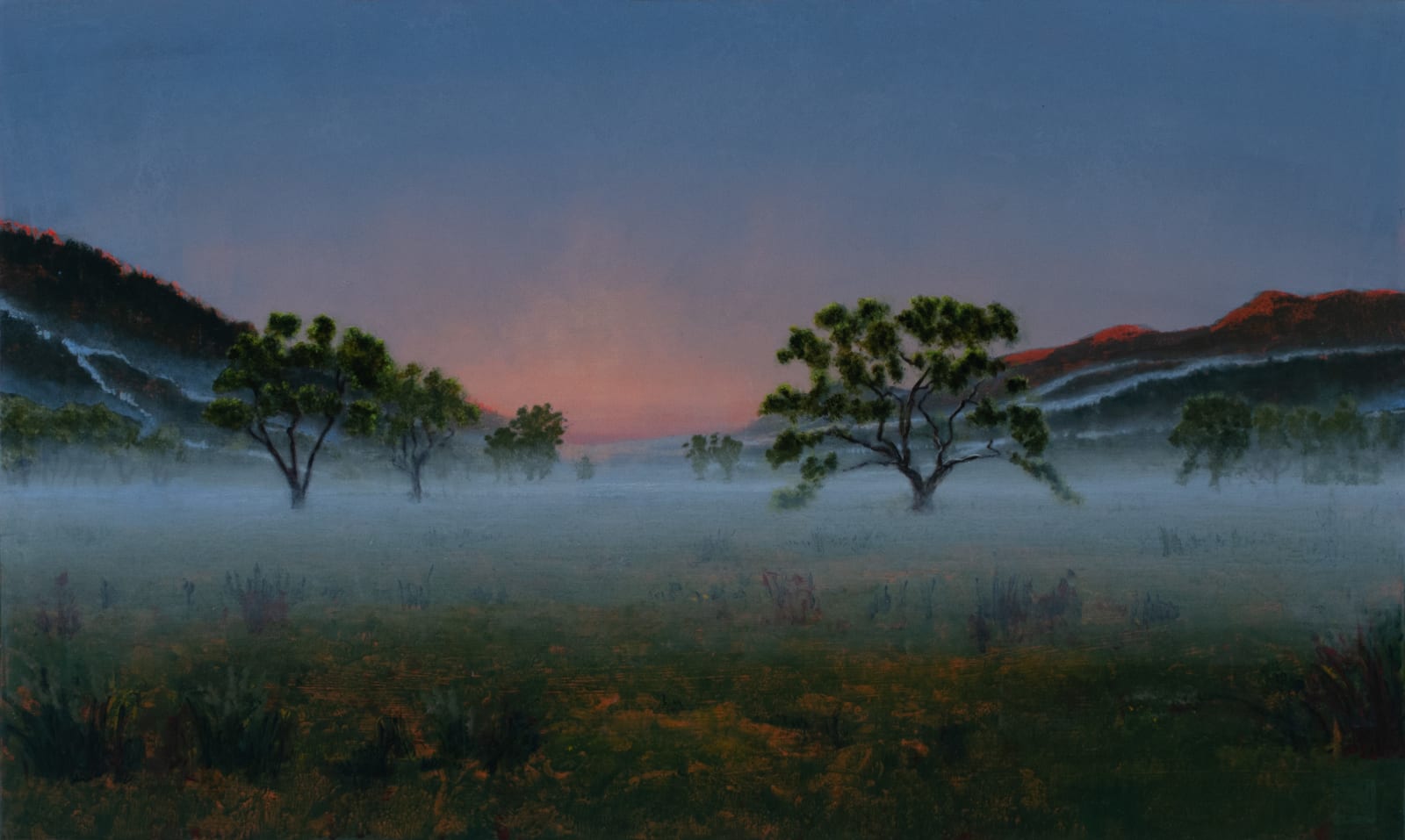 Stephen Hannock, Silverado Ribbons Through Calistoga Oak (Mass MoCA #365), 2025