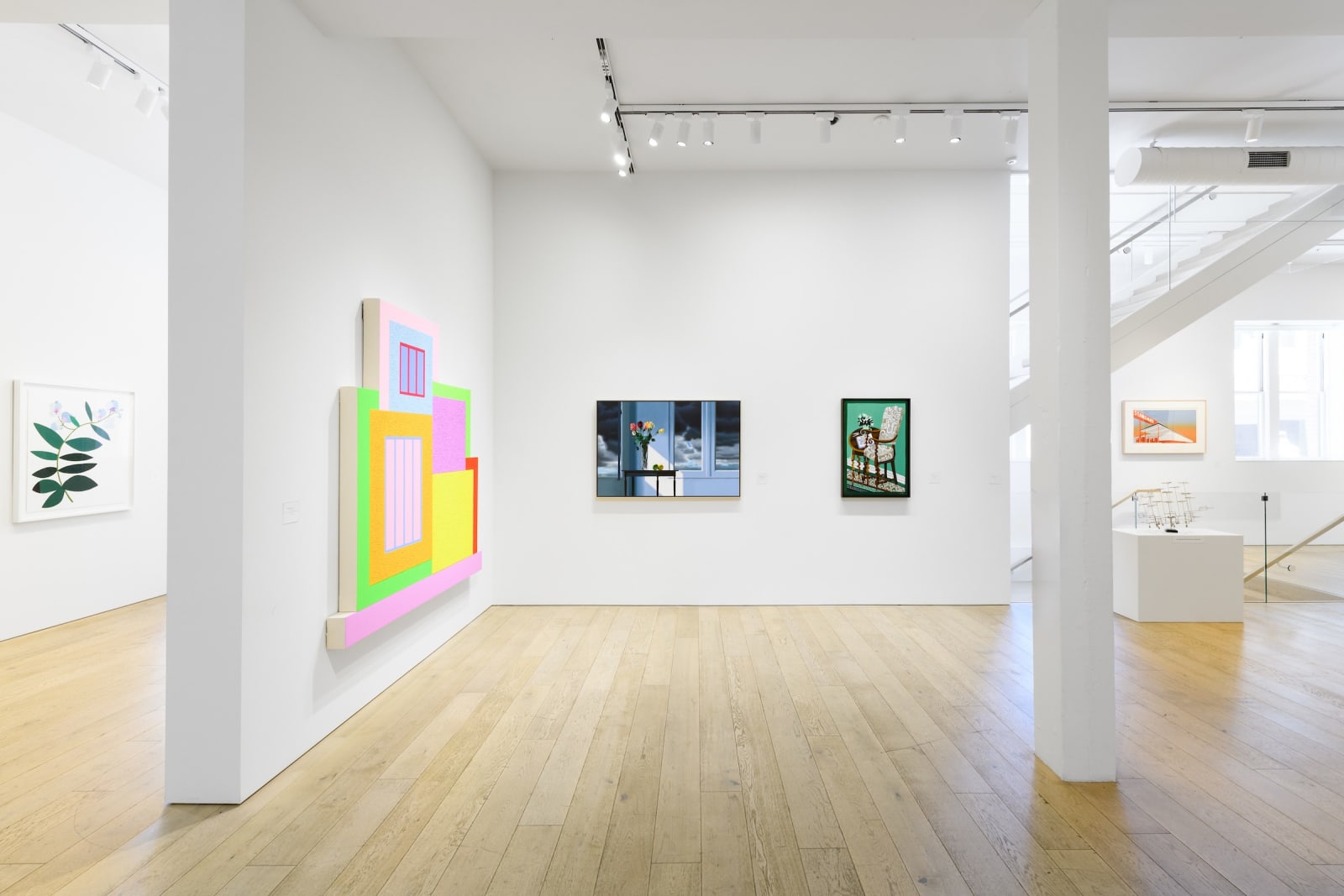 Bruce Cohen, Interior with Roses and White Clouds, 2025