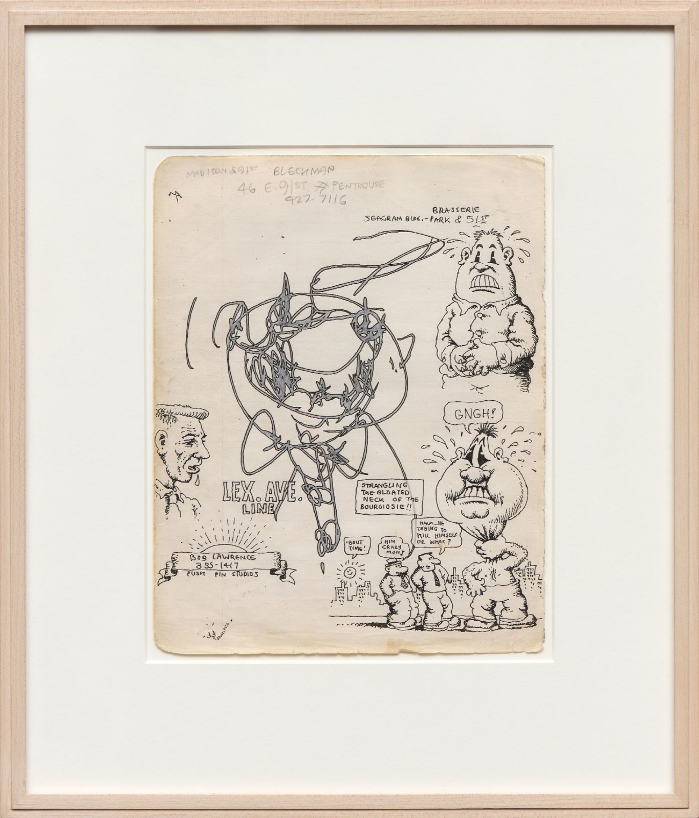 Robert Crumb, Lex. Ave. Line, 1967-69