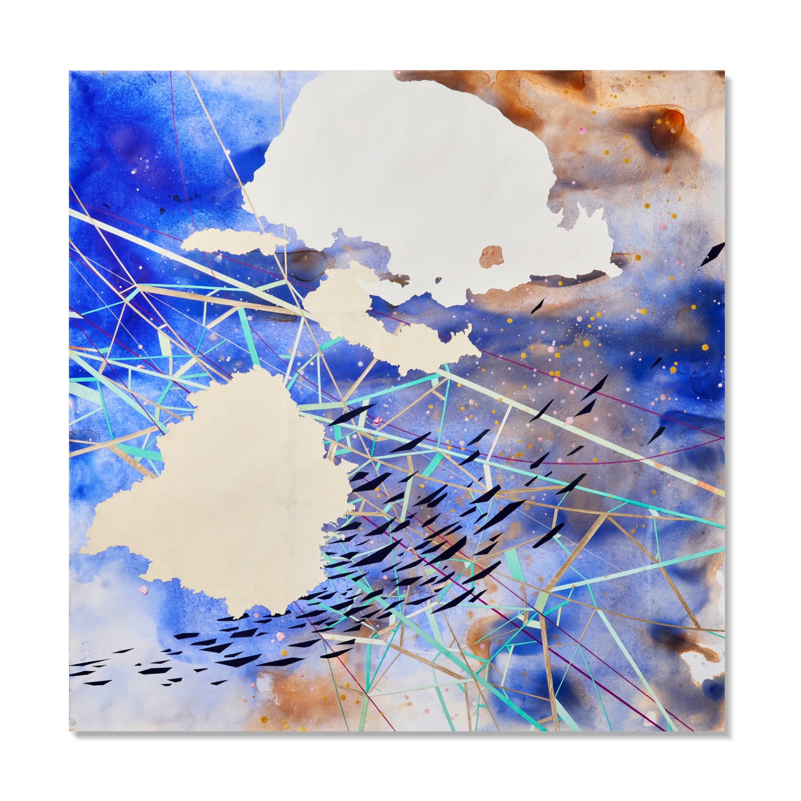 Val Britton, In the Dreaming Cobalt Blue of the Bright Night, 2025