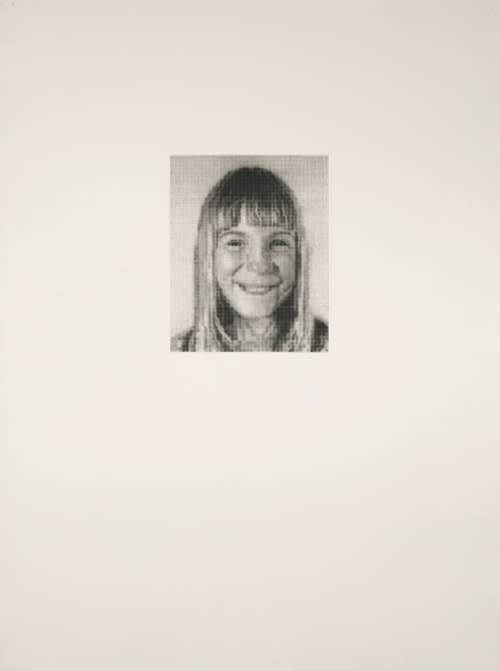 Chuck Close, Kerry P., 1974
