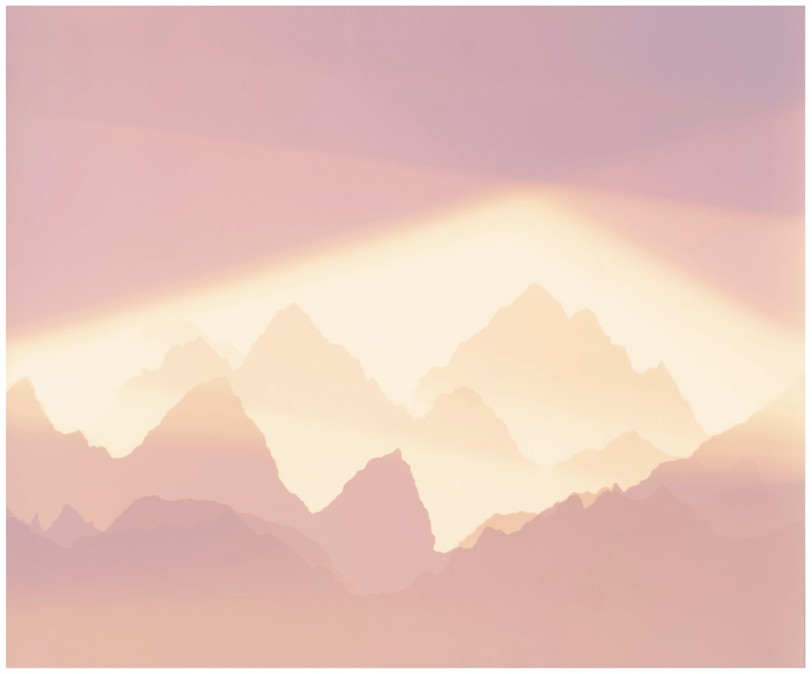 Vanessa Marsh, Teton Range 1, Midday, Grand Teton National Park, WY, from the series The Sun Beneath the Sky, 2020