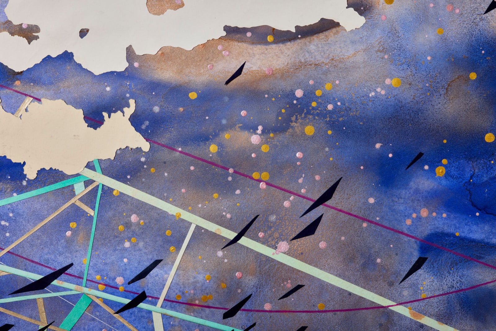 Val Britton, In the Dreaming Cobalt Blue of the Bright Night, 2025