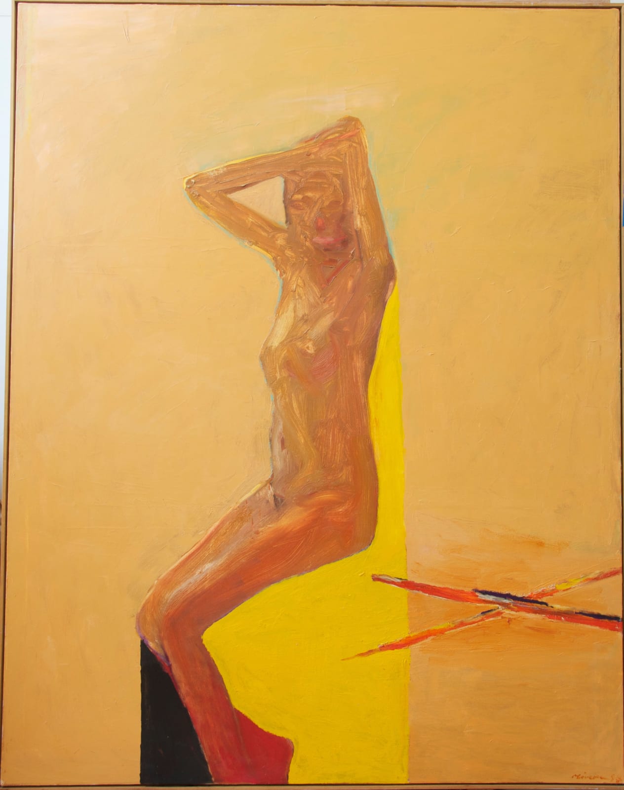 Nathan Oliveira, Untitled Seated Figure #2, 1994