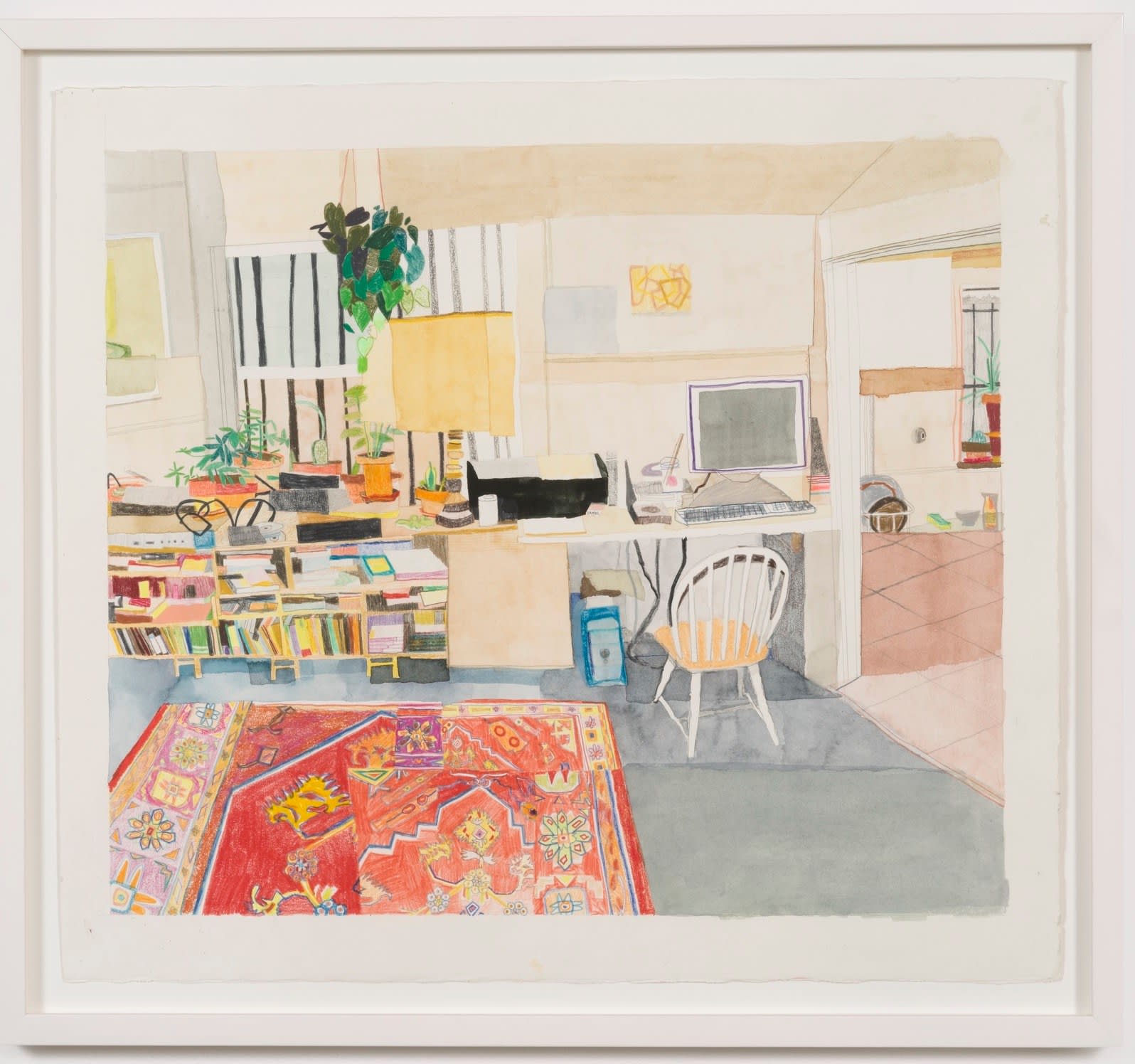 Jonas Wood, Apartment Study #1, 2005