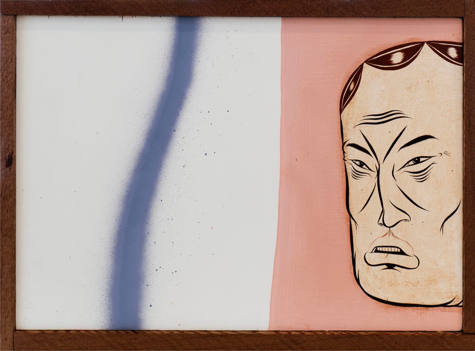 Barry McGee, Untitled (Pink Head), 2024