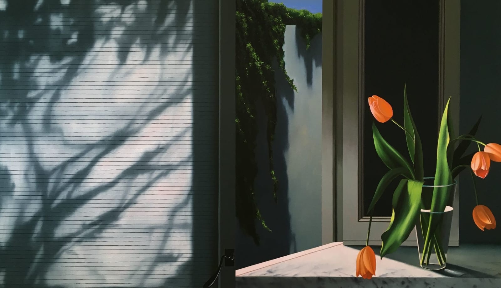 Bruce Cohen, Interior with Orange Tulips, 2017