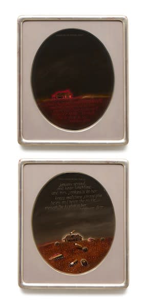 Donald Roller Wilson, JANUARY FIRST, AND NEAR TO MIDNIGHT...,JANUARY SECOND, AND NEAR LUNCHTIME...,, 1989