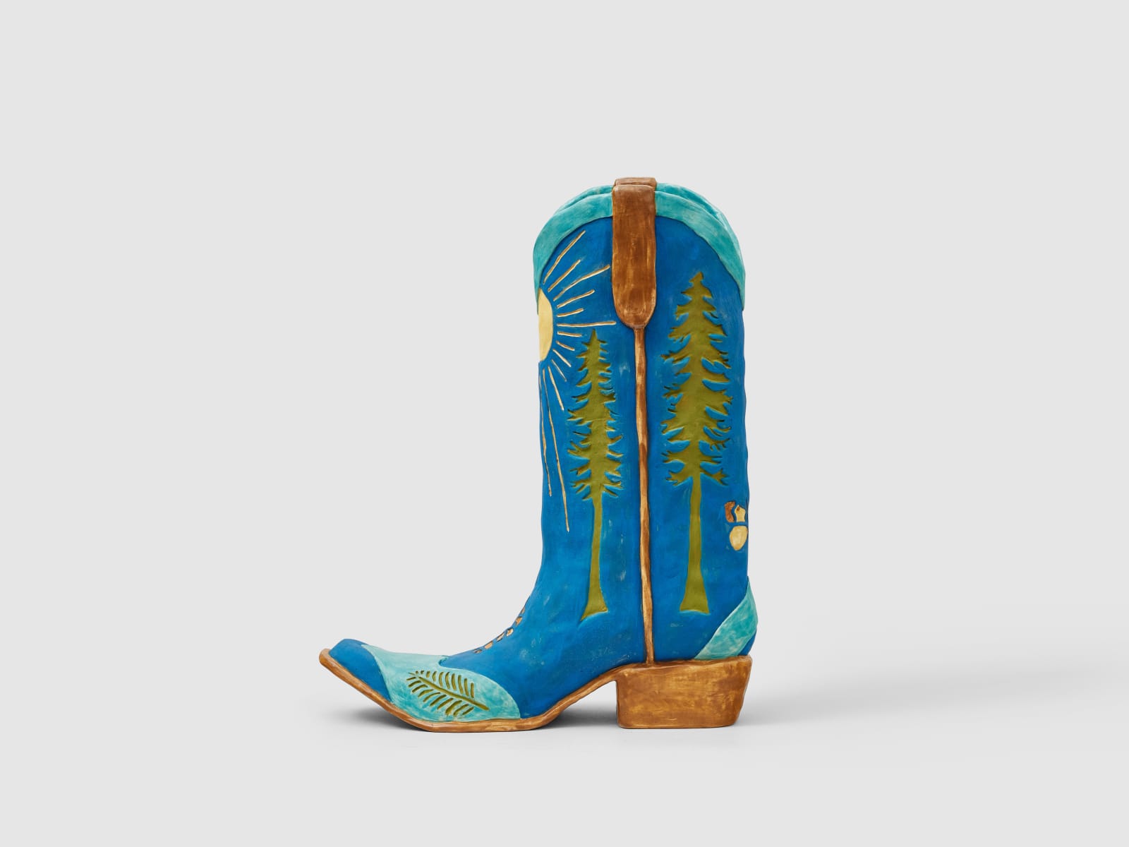 Stephanie H. Shih, Cowboy Boot (Redwood Forest), 2024