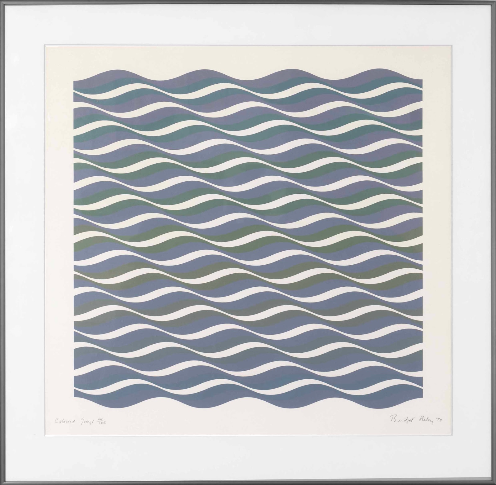Bridget Riley, Colored Greys 3, 1972