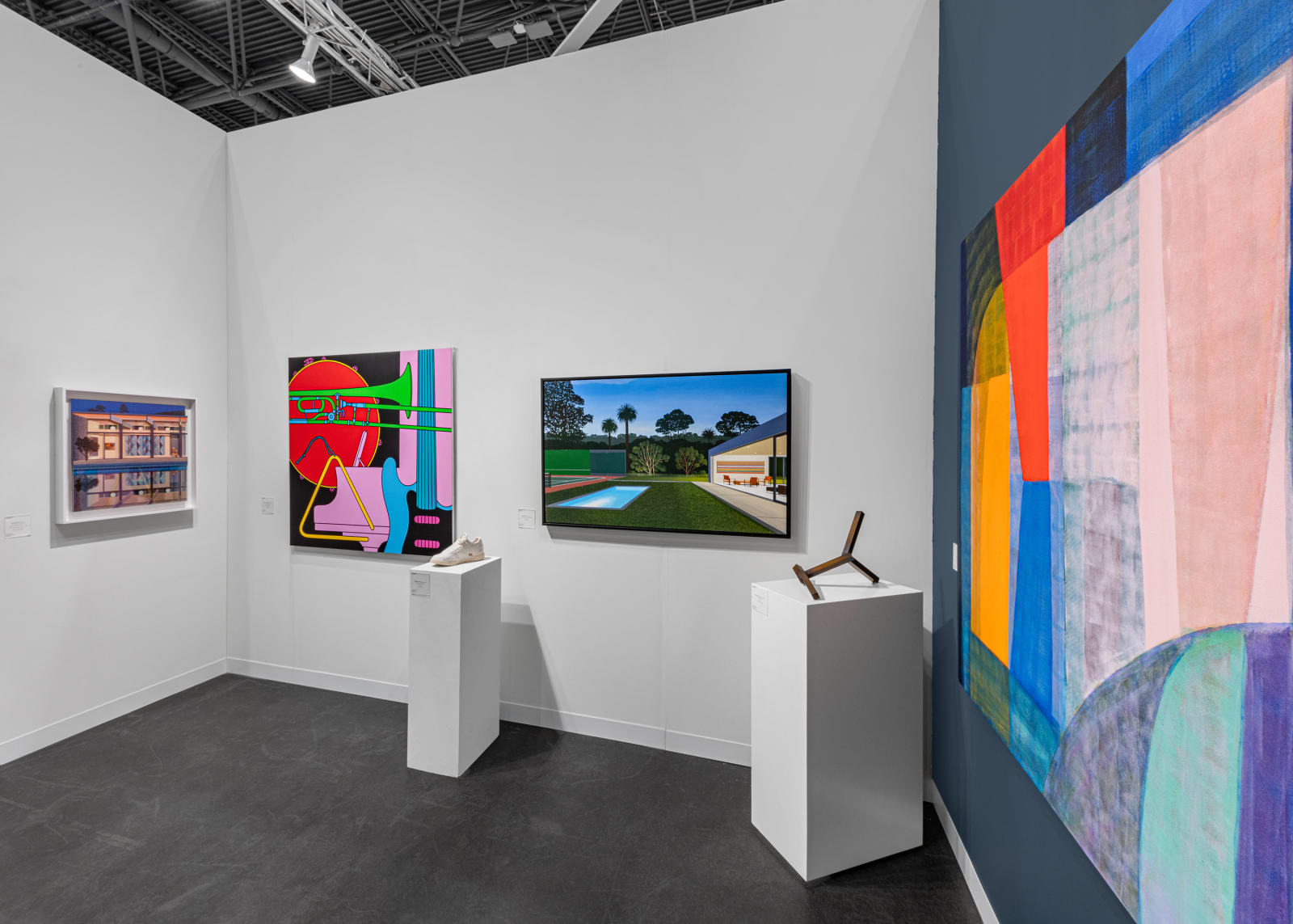 Michael Craig-Martin, Untitled (yellow triangle), 2023