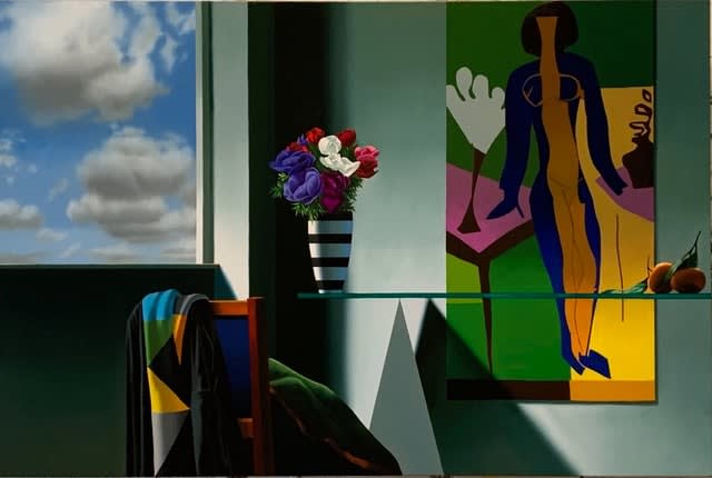 Bruce Cohen, Interior with Anemones and Matisse’s “Zulma” , 2024