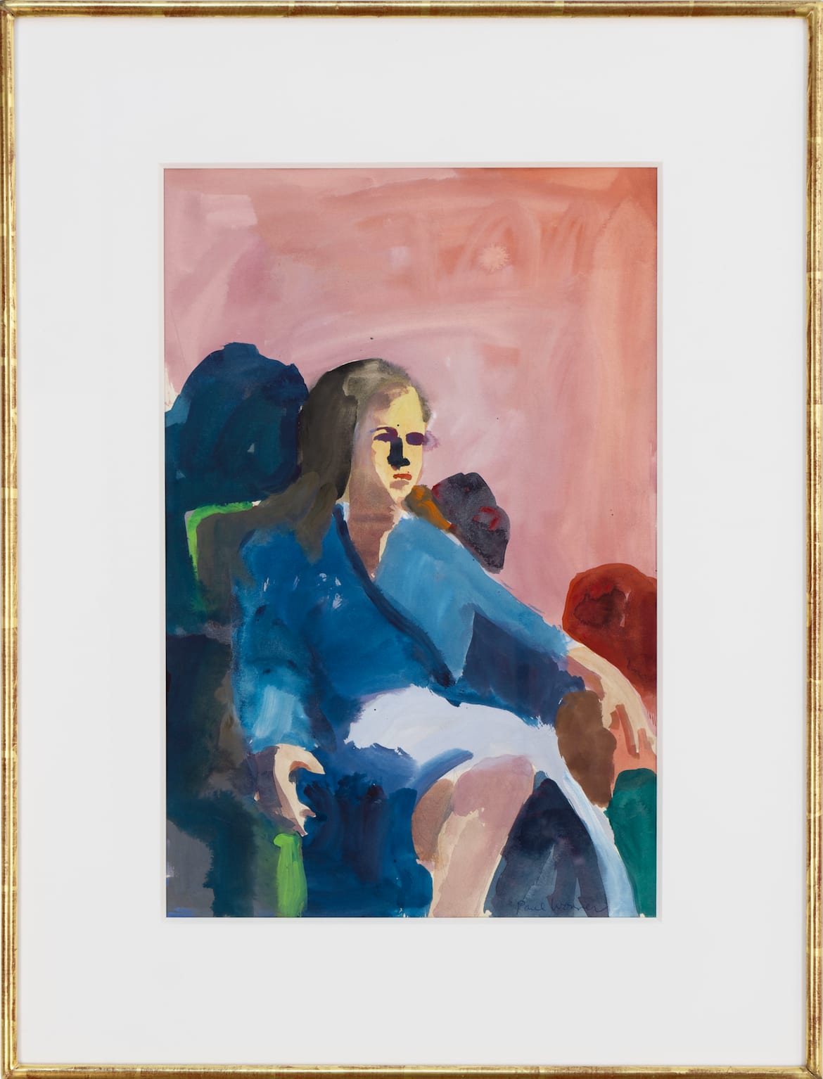 Paul Wonner, B.J. in a Blue Robe, 1961