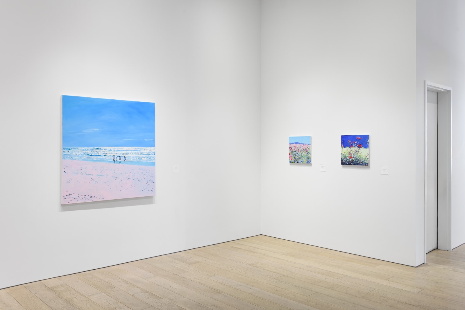 Isca Greenfield-Sanders, Pink Wildflower Field, 2025