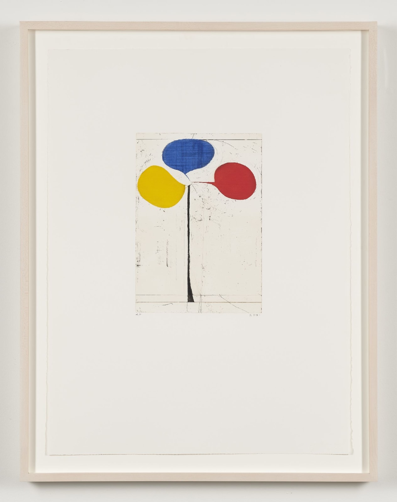 Richard Diebenkorn, Tri-Color, from Clubs and Spades, 1981