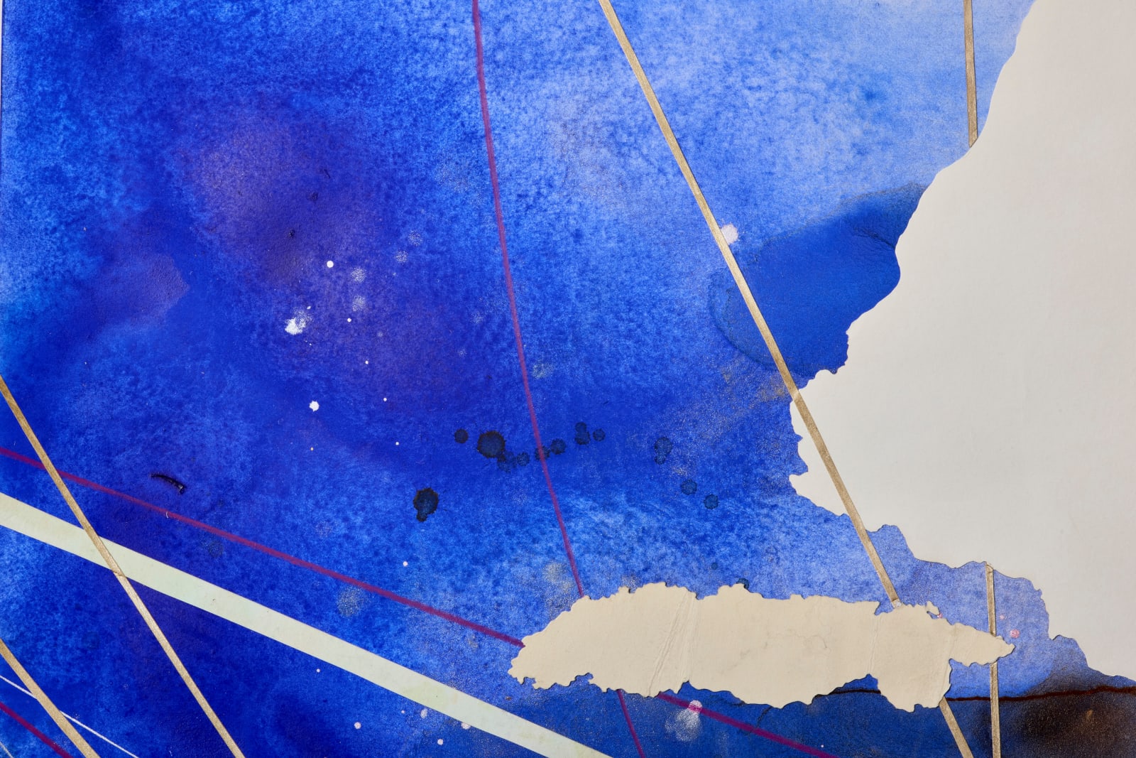 Val Britton, In the Dreaming Cobalt Blue of the Bright Night, 2025