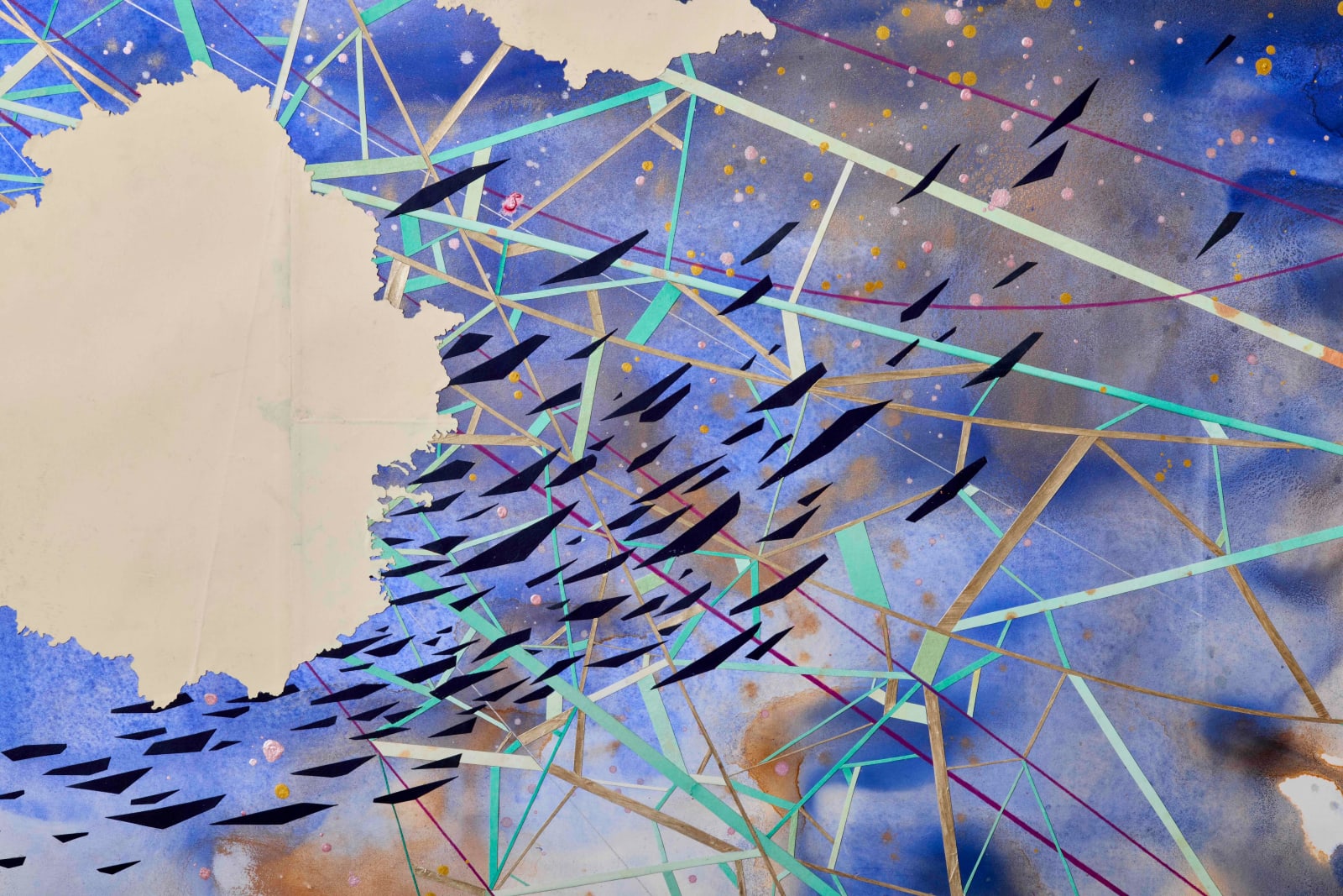 Val Britton, In the Dreaming Cobalt Blue of the Bright Night, 2025