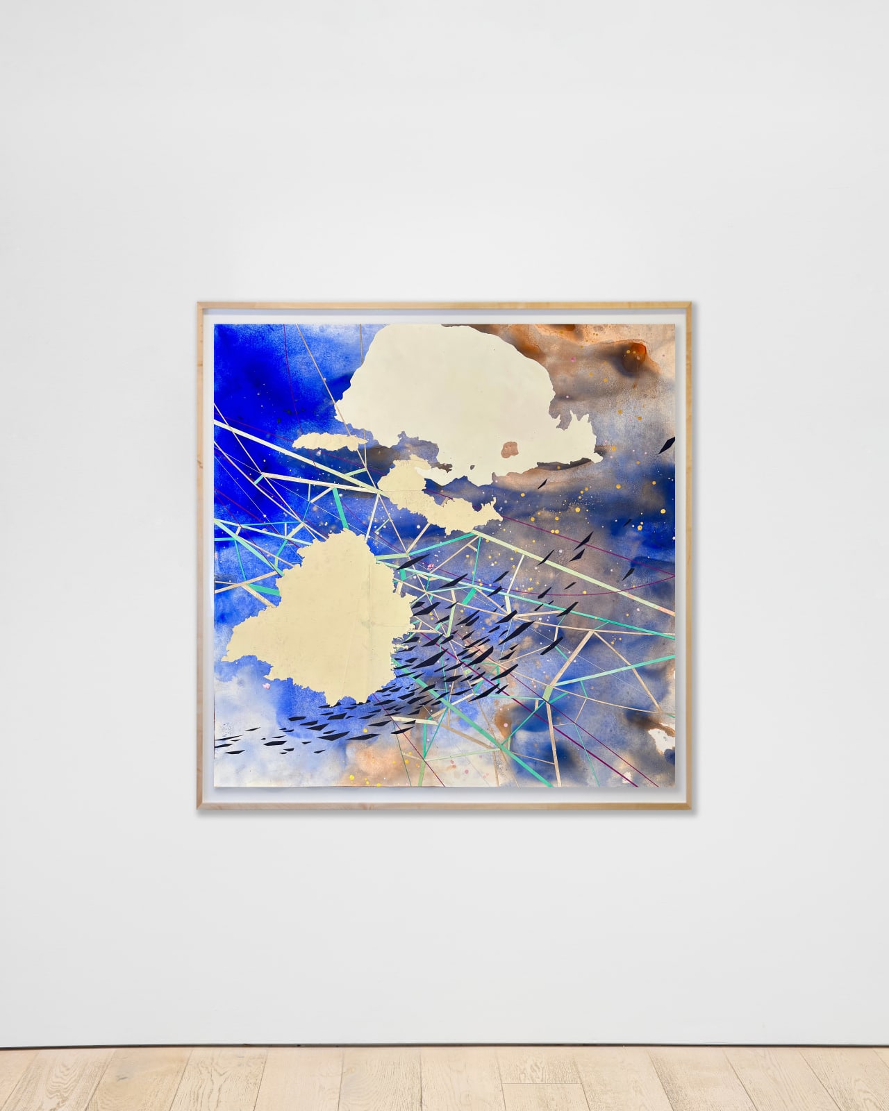 Val Britton, In the Dreaming Cobalt Blue of the Bright Night, 2025