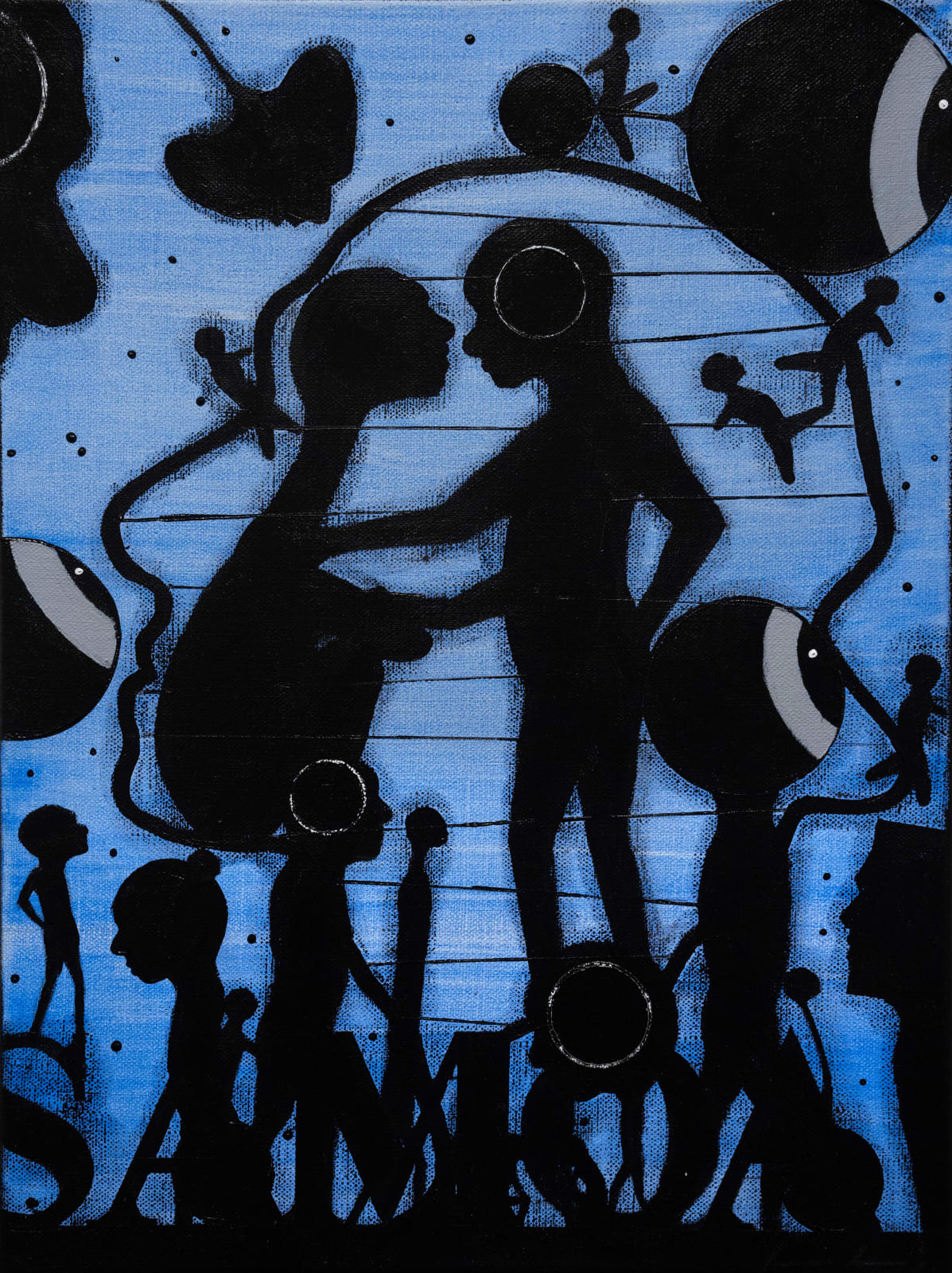 Andy Leleisi'uao, Cimmerian Blue, 2023