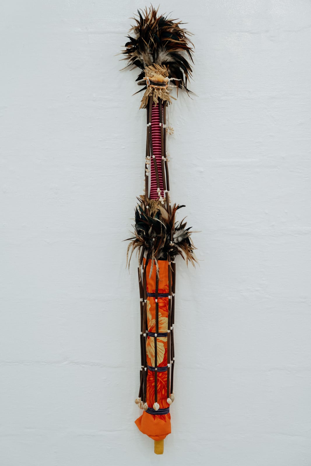 Nina Oberg Humphries, Feather Atua (Red), 2023