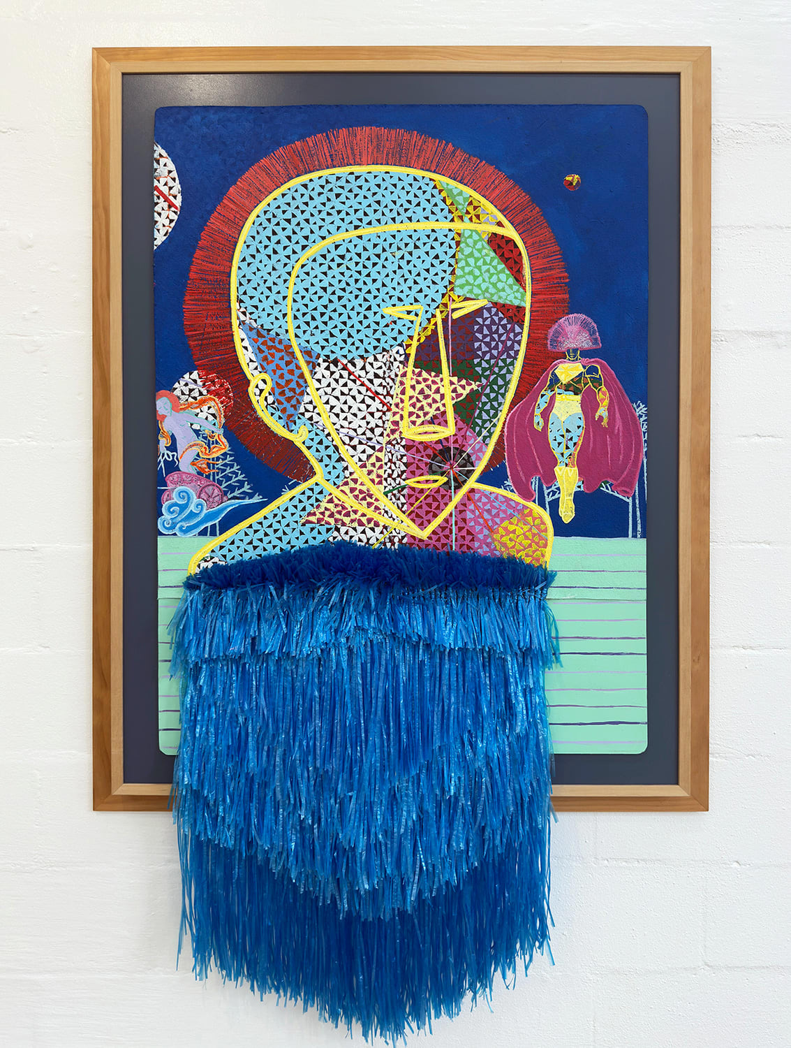 Telly Tuita, Twin Figure - Blue, 2021