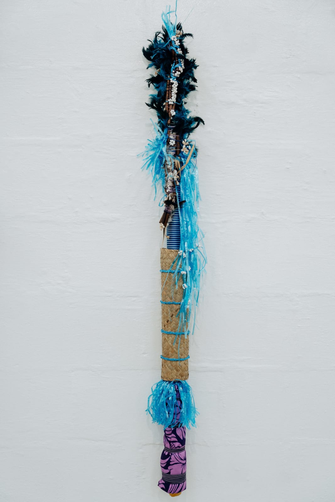 Nina Oberg Humphries, Feather Atua (Blue), 2023