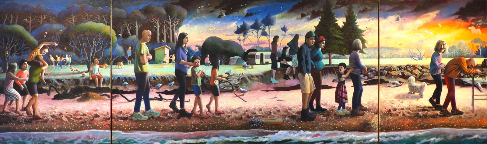 Gavin Chai, Beach People, 2023